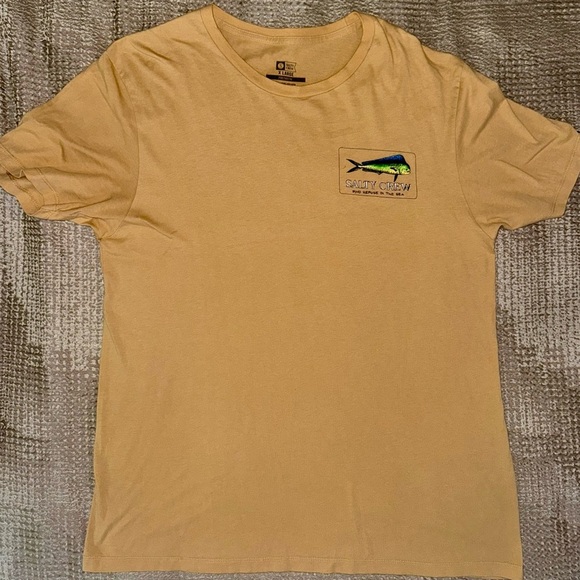 Salty Crew XL Graphic Tee | Mahi Mahi Fish Logo | Surf Fishing Outdoor Shirt - Picture 2 of 8